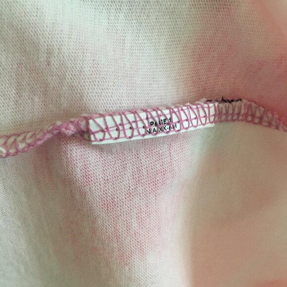 Puma T-Shirt Womens Medium Pink Tie Dye Cotton Blend Crew Neck - Picture 6 of 11